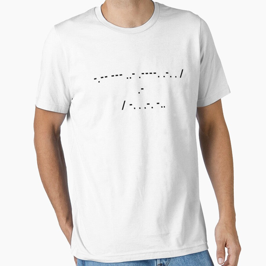 "You're a nerd" Morse Code by PopAltArt T-Shirts, Hoodie, Sweatshirt | BlankRebels.com (Image 1)