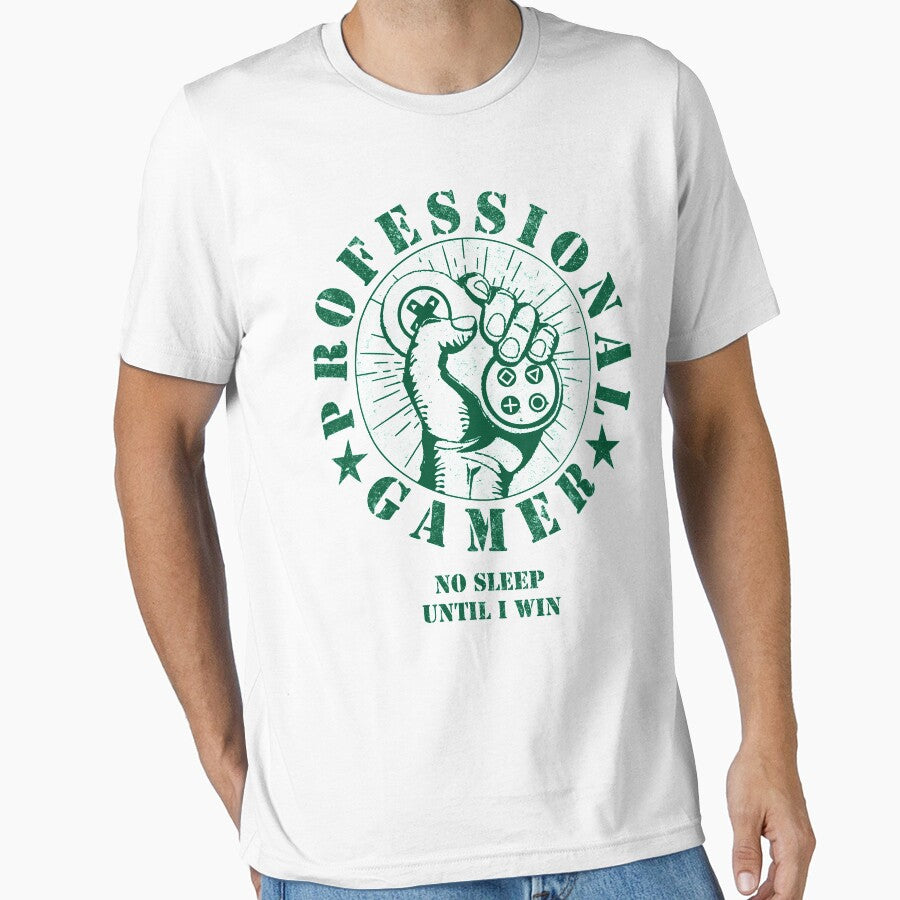PROFESSIONAL GAMER - NO SLEEP UNTIL I WIN - GAMING by ShirtWreck T-Shirts, Hoodie, Sweatshirt | BlankRebels.com (Image 1)