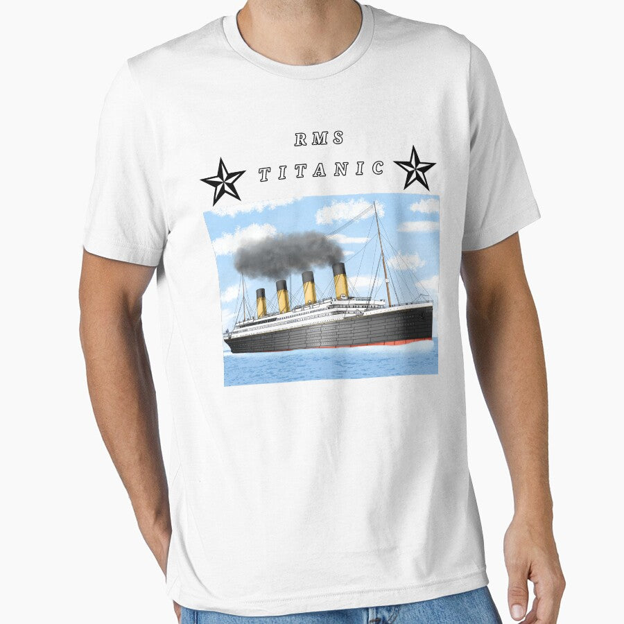 The RMS Titanic by Shipspotter Stahl T-Shirts, Hoodie, Sweatshirt | BlankRebels.com (Image 1)