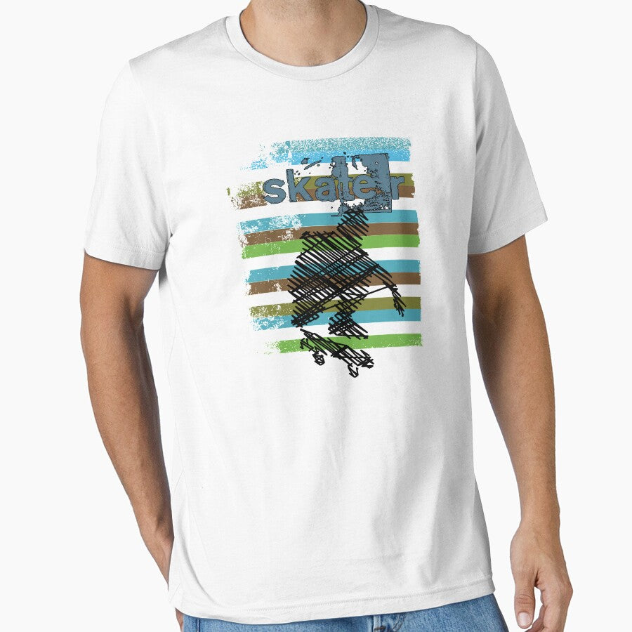 Skating Distressed Skateboard Grunge Skater Gift by MintedFresh T-Shirts, Hoodie, Sweatshirt | BlankRebels.com (Image 1)