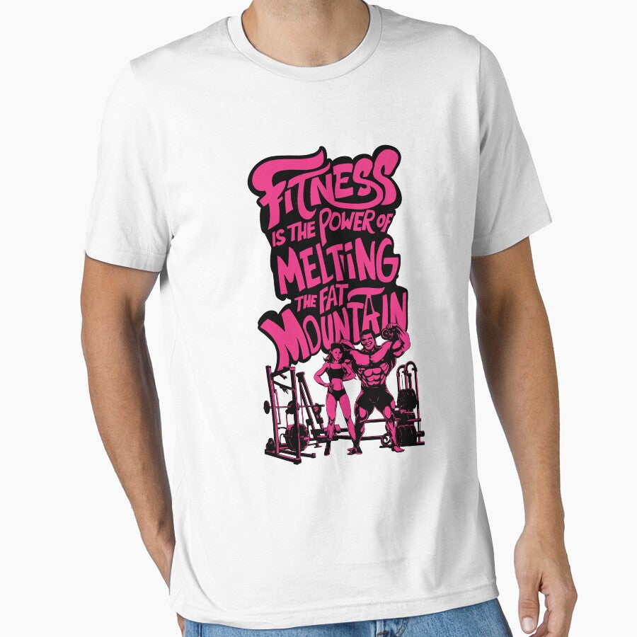 Fitness is the Power of Melting the Fat Mountain V11 by BDLuck2021 T-Shirts, Hoodie, Sweatshirt | BlankRebels.com (Image 1)