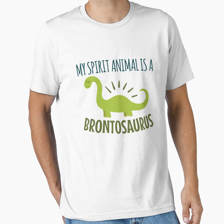 My Spirit Animal Is A Brontosaurus Dinosaur by jaygo T-Shirts, Hoodie, Sweatshirt | BlankRebels.com (Image 1)