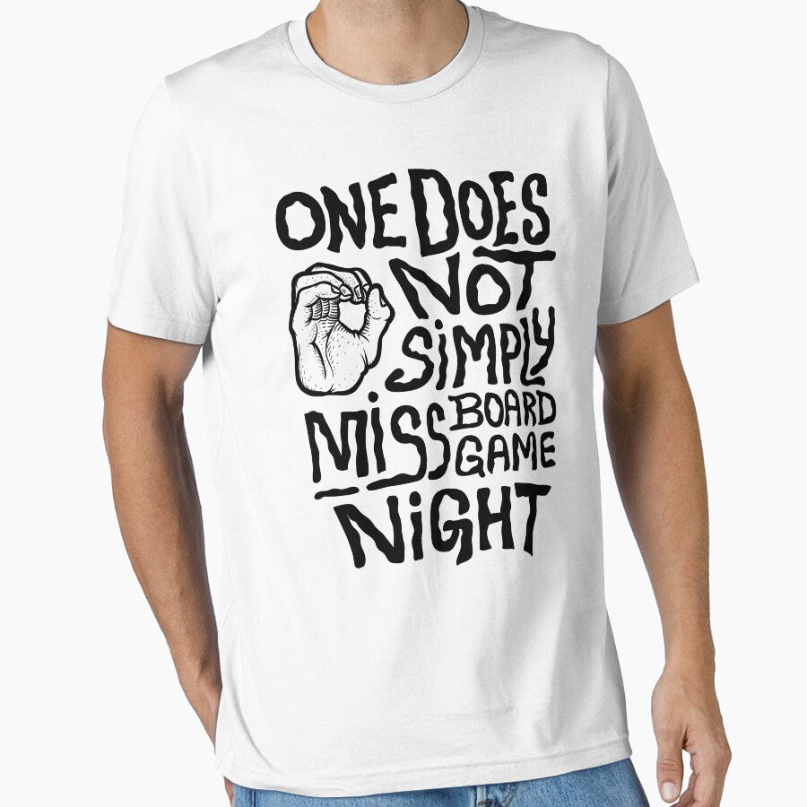 One Does Not Simply Miss Board Game Night (light) by RoleplayRealm T-Shirts, Hoodie, Sweatshirt | BlankRebels.com (Image 1)
