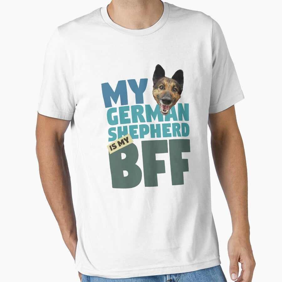German Shepherd BFF Dog Best Friend by SunnyStreet T-Shirts, Hoodie, Sweatshirt | BlankRebels.com (Image 1)