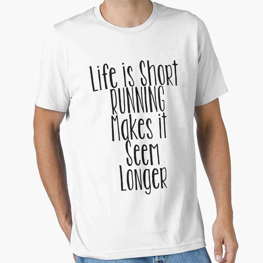 Life Is Short Running Makes It Seem Longer by kudostees T-Shirts, Hoodie, Sweatshirt | BlankRebels.com (Image 1)
