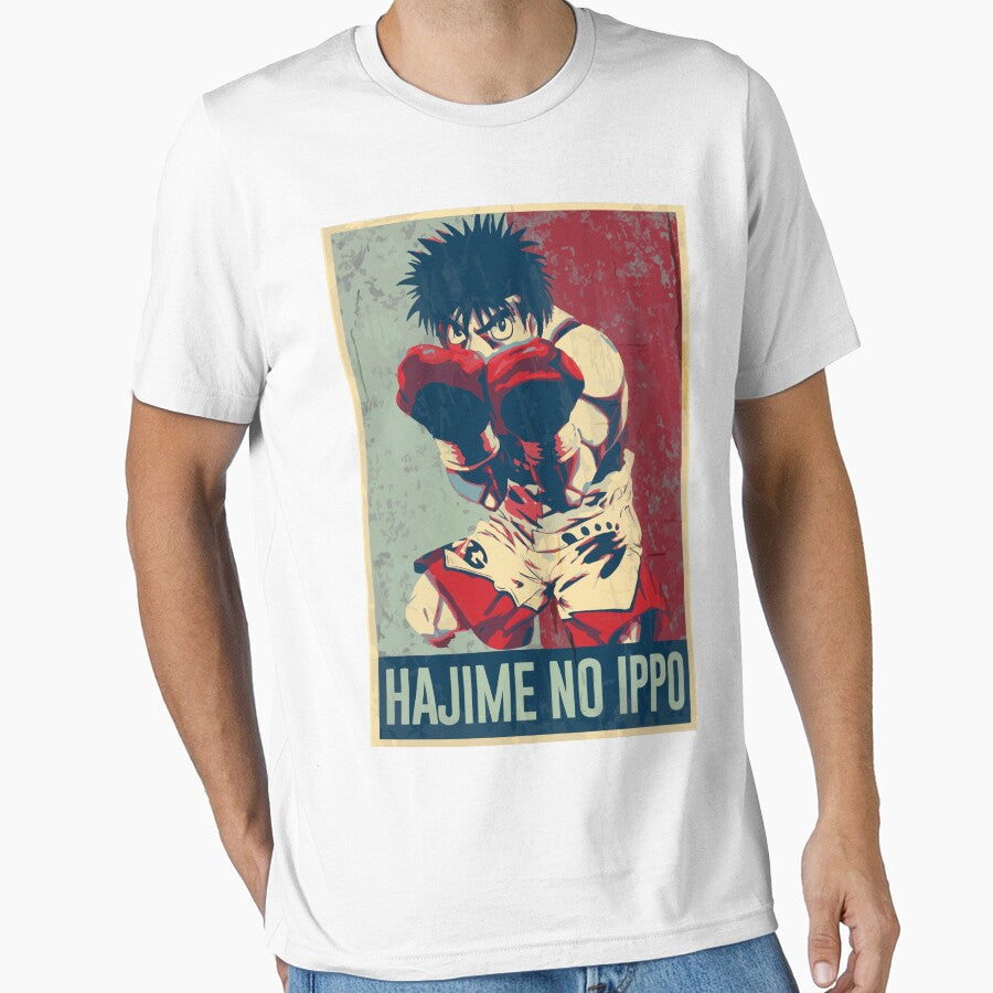 Hajime no Ippo in hope + distressed style by deathanarchy