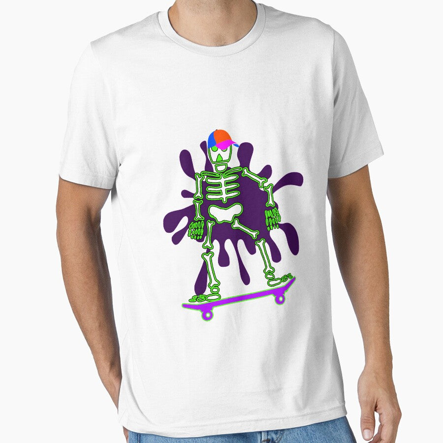 Skeleton Skater by stuch75 T-Shirts, Hoodie, Sweatshirt | BlankRebels.com (Image 1)