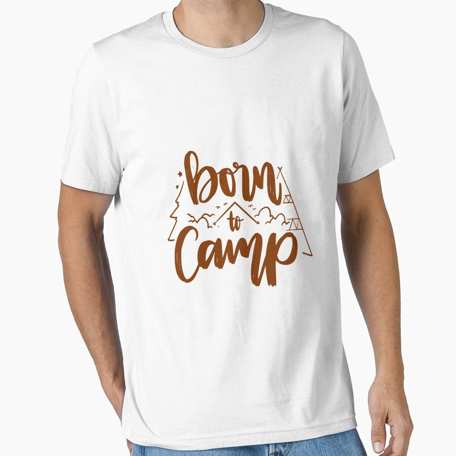 Born to Camp  - Brown quotes and brown designs by jwebmarket T-Shirts, Hoodie, Sweatshirt | BlankRebels.com (Image 1)