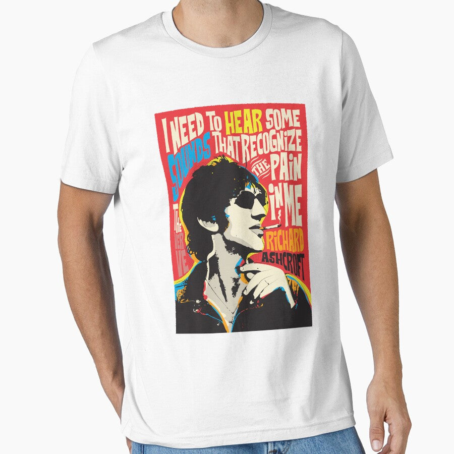 Richard Ashcroft Pop Art Quote by MarcL90 T-Shirts, Hoodie, Sweatshirt | BlankRebels.com (Image 1)