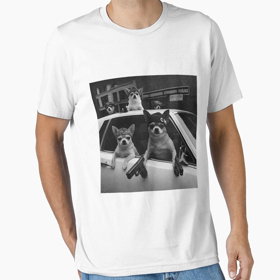 Funny Chihuahua Meme Chihuahua Gangster Dog Street T-Shirts, Hoodie, Sweatshirt