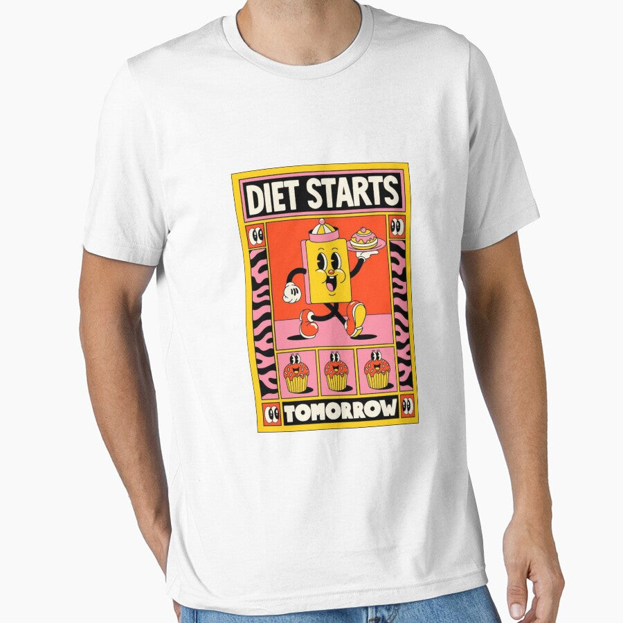 Diets Starts Tomorrow & New year by UArtWorld T-Shirts, Hoodie, Sweatshirt | BlankRebels.com (Image 1)