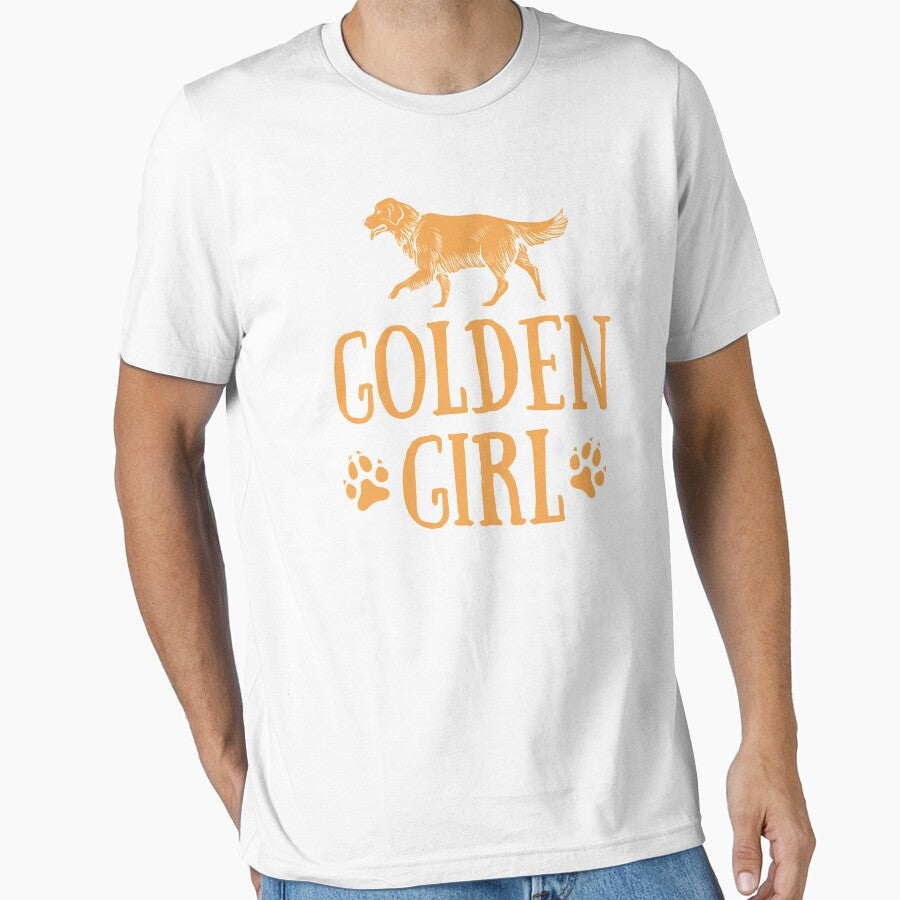 Golden Girl – Golden Retriever by Presto Prints Design T-Shirts, Hoodie, Sweatshirt | BlankRebels.com (Image 1)