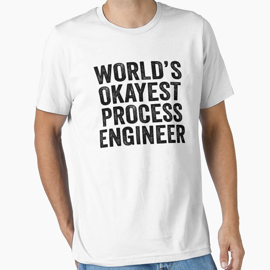World'S Okayest Railway Engineer Shirt Funny Railway Engineer Dad Husband Railway Engineer Distressed T-Shirts, Hoodie, Sweatshirt