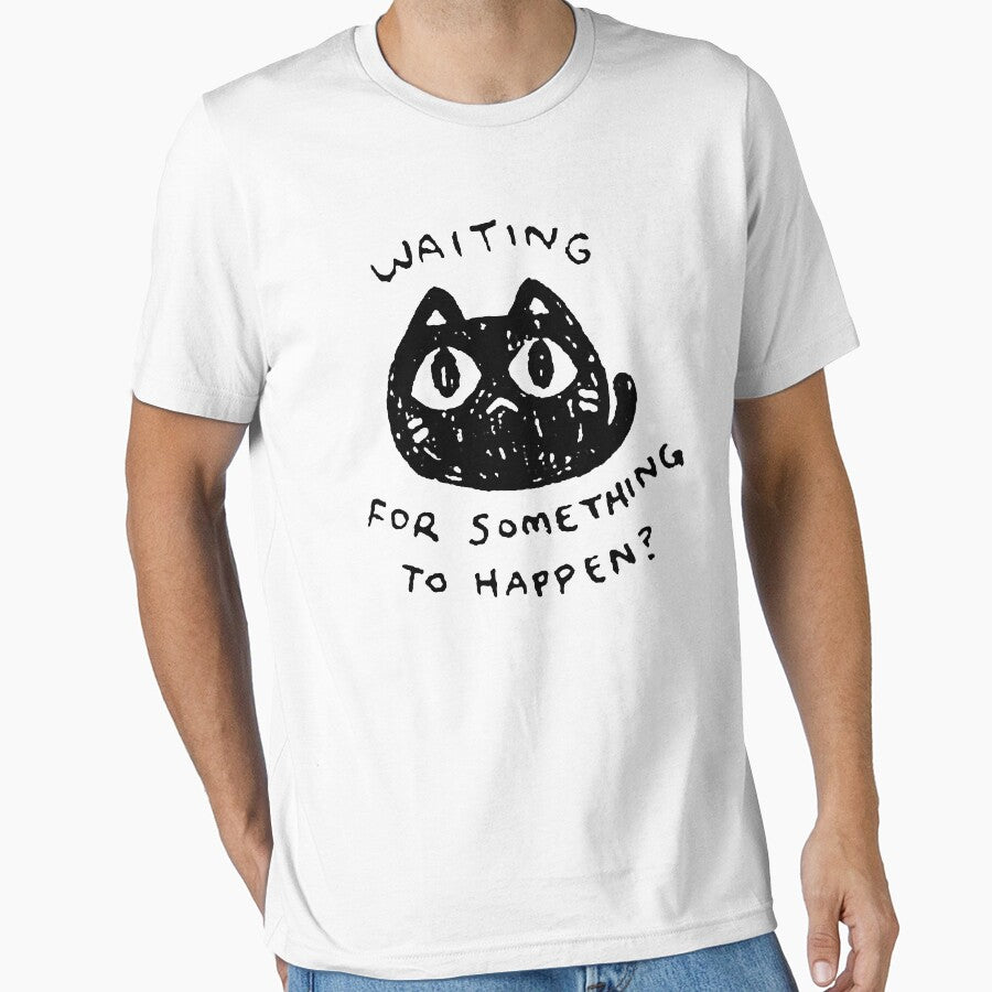 Waiting For Something To Happen, Omori Cat Inspired, Cat Lover by KelleyBouti T-Shirts, Hoodie, Sweatshirt (Image 1)