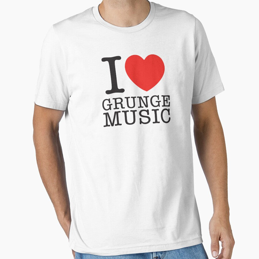 I Love Grunge Music by shitpostee T-Shirts, Hoodie, Sweatshirt | BlankRebels.com (Image 1)