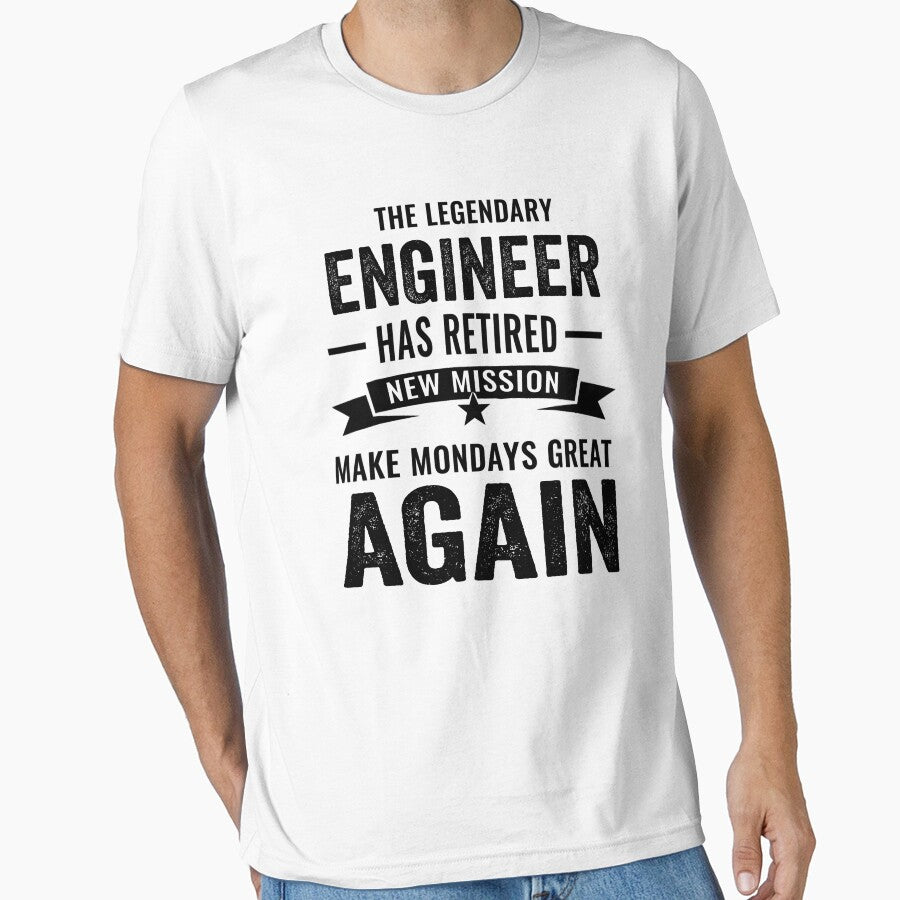 engineer retirement gifts, engineer retired mom dad, engineer retirement party by Dogs Geeky⭐⭐⭐⭐⭐ T-Shirts,... (Image 1)