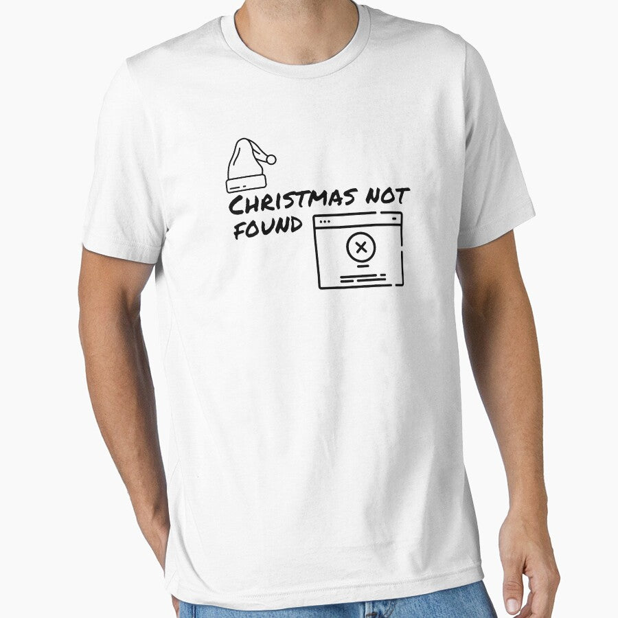 Christmas Not Found (black) by Stornu2Ruedas T-Shirts, Hoodie, Sweatshirt | BlankRebels.com (Image 1)