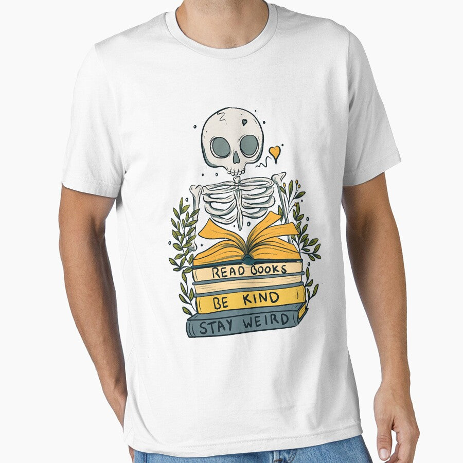 Read books be kind stay weird by Philipp Wegener T-Shirts, Hoodie, Sweatshirt | BlankRebels.com (Image 1)