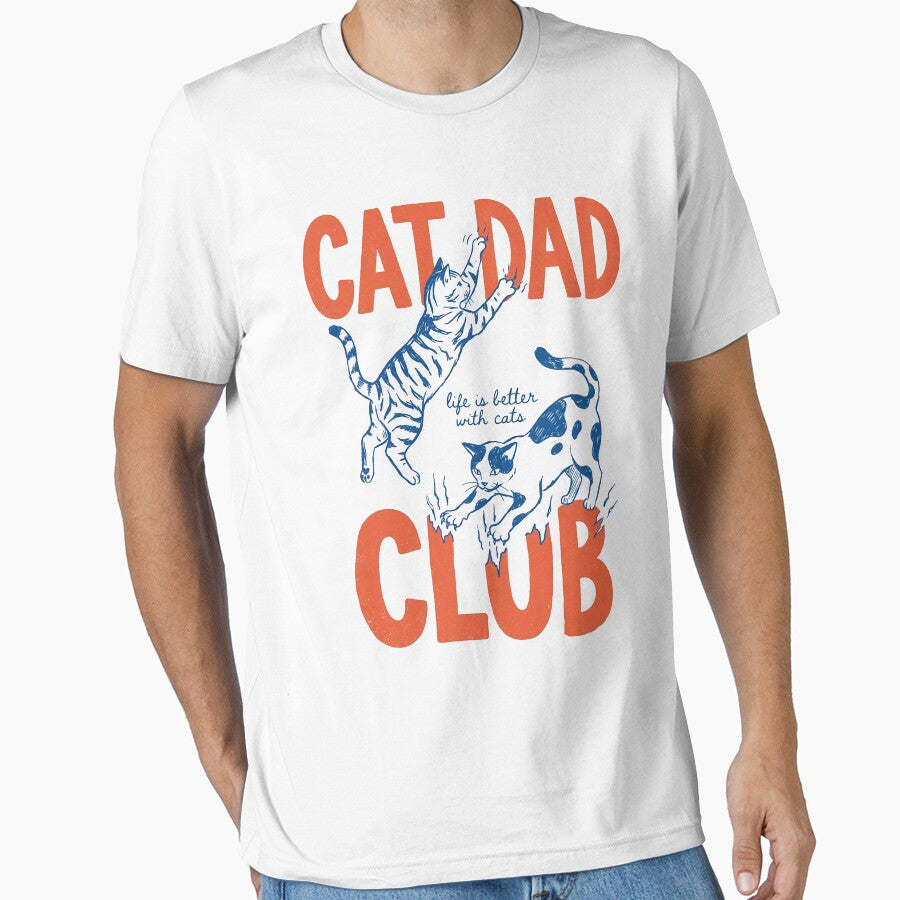 Cat Dad Club by beccagarve T-Shirts, Hoodie, Sweatshirt | BlankRebels.com (Image 1)