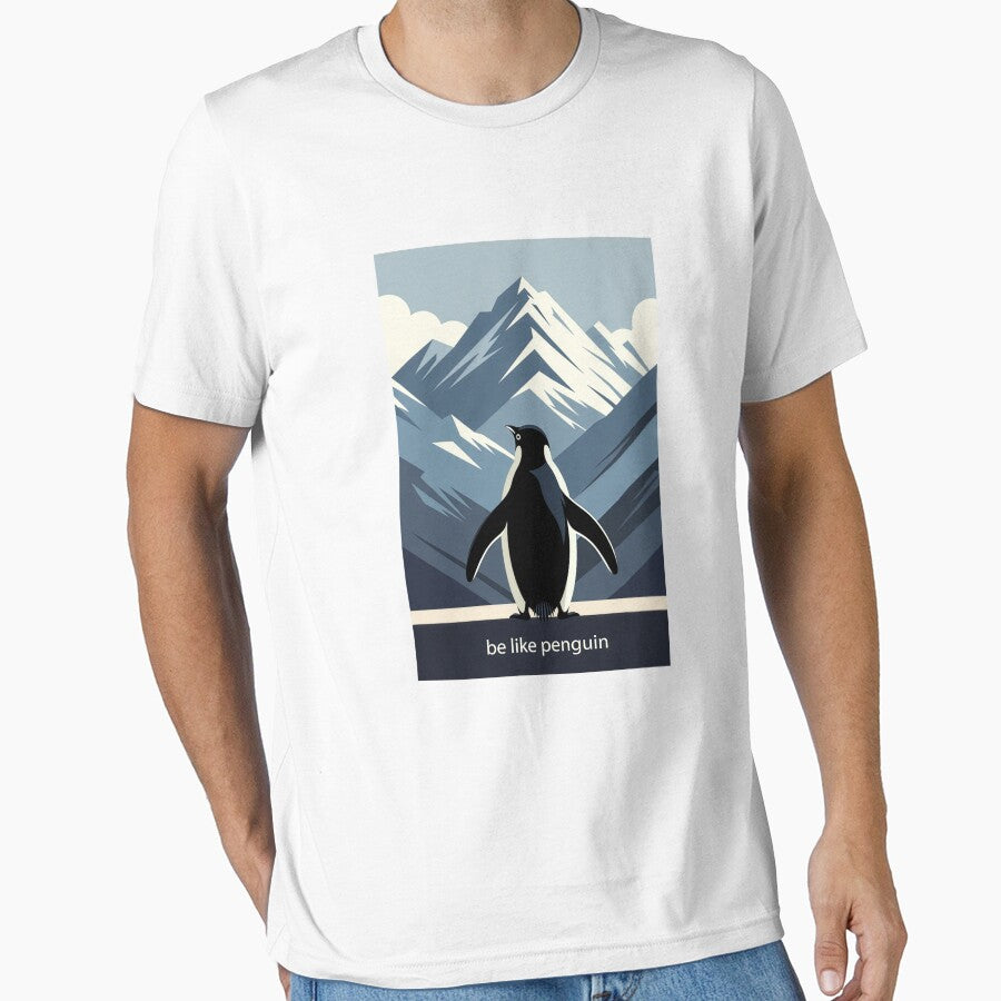 Be Like Penguin by TECHNO-TECHYES T-Shirts, Hoodie, Sweatshirt | BlankRebels.com (Image 1)