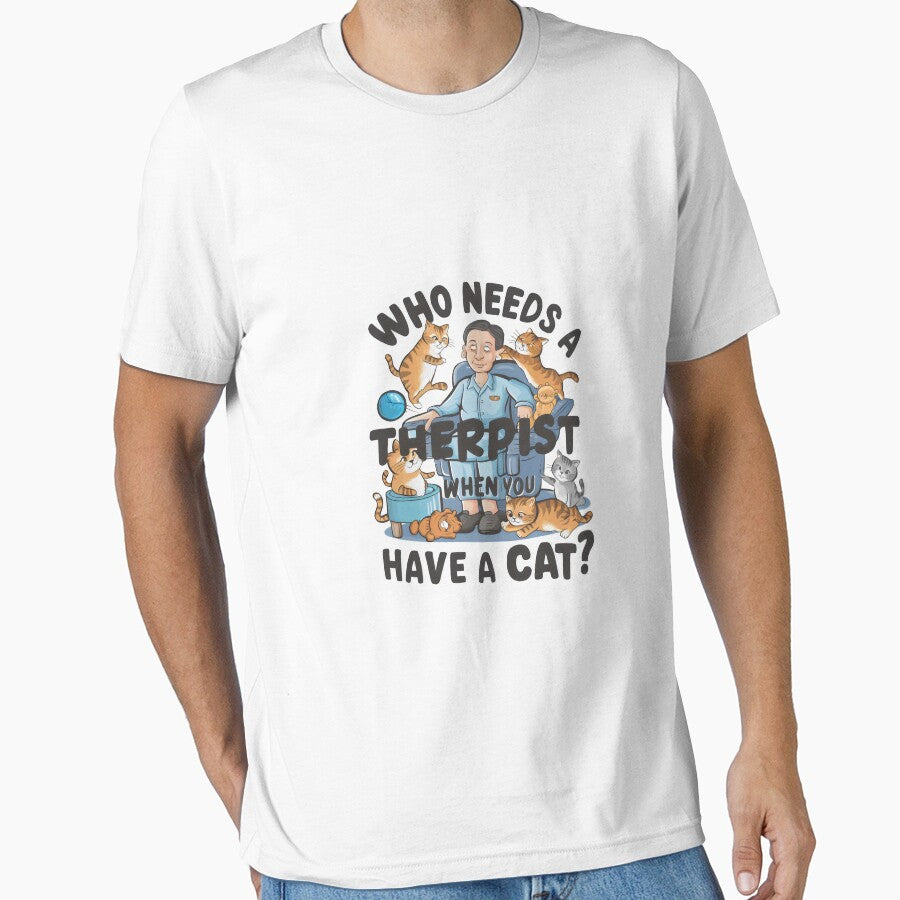 Feline Therapy by EnchantedDecor T-Shirts, Hoodie, Sweatshirt | BlankRebels.com (Image 1)
