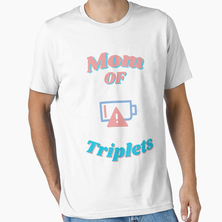 Mom of Triplets by snarkoriginals T-Shirts, Hoodie, Sweatshirt | BlankRebels.com (Image 1)