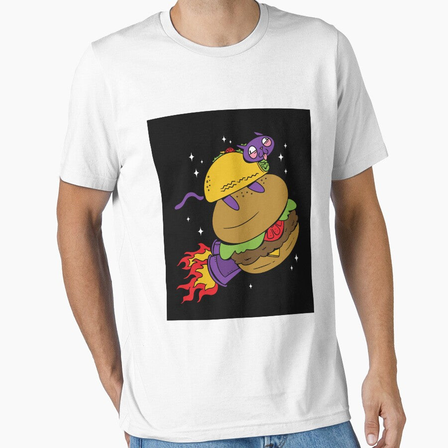 Taco Cat Burger by bennetthuskers T-Shirts, Hoodie, Sweatshirt | BlankRebels.com (Image 1)