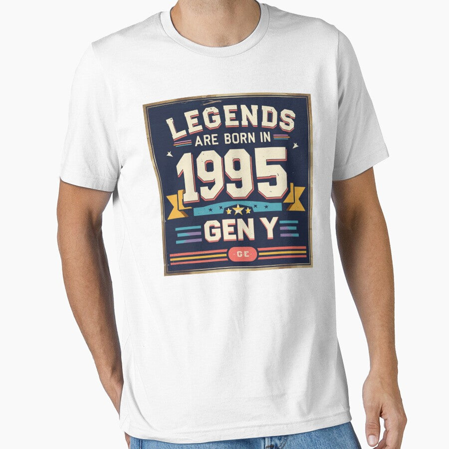 Legends Are Born in 1995  Retro Vintage Gen Y T-Shirt Design by GravicoInk Hoodie, Sweatshirt | BlankRebels.com (Image 1)