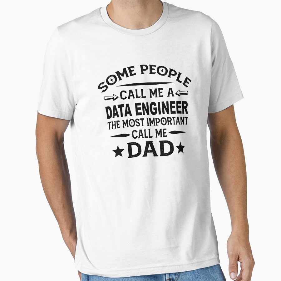 Data engineer Father Dad T-shirt gift for father's Day Data engineer Dad Father's Day, Data engineer Dad... (Image 1)