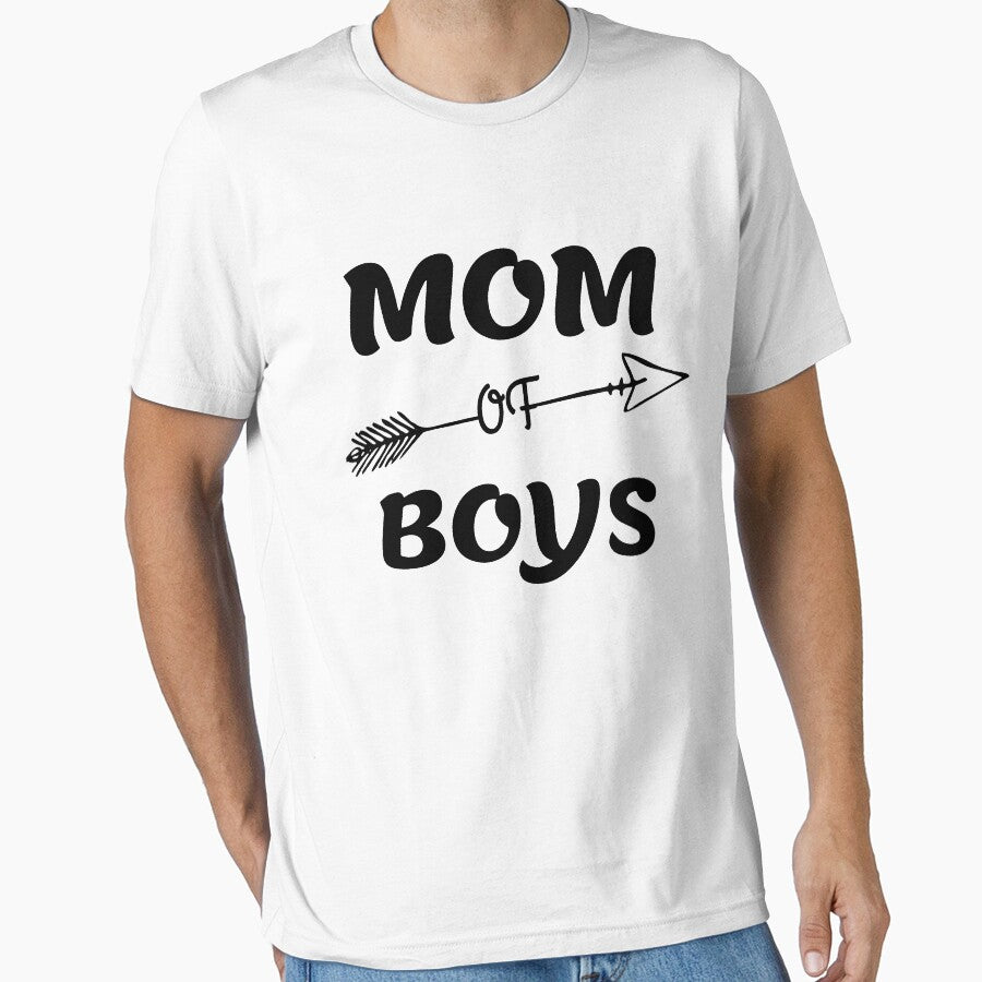 Mom of 1 2 3 Boys Arrow T Cute Mothers Day Mama Gift by BeYourOwnHero T-Shirts, Hoodie, Sweatshirt (Image 1)