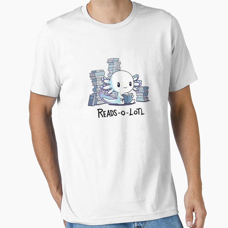 Read-o-lotl,  Funny Axolotl, Mexican Axolotl Cute, Cute Axolotl, Axolotl Fan by HaroldDesign T-Shirts, Hoodie,... (Image 1)