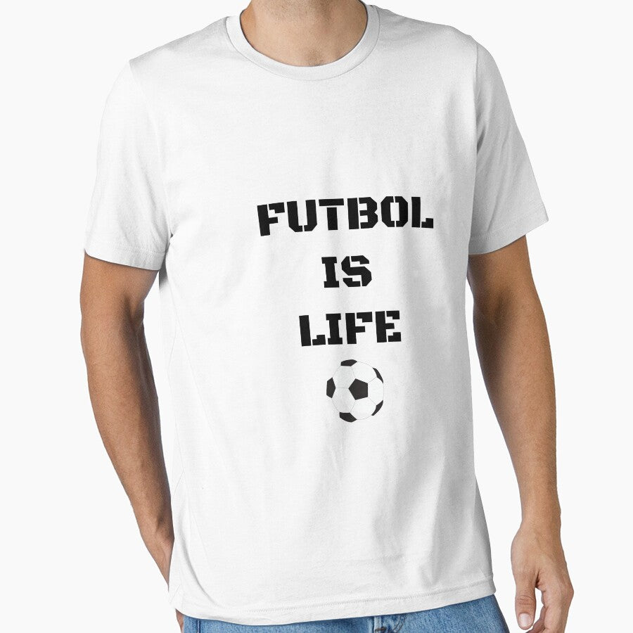 futbol is life shirt Essential T-Shirt by Zakariya20