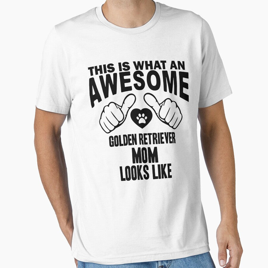 funny Golden Retriever dog mom idea, for Golden Retriever moms,lovers by JakubkoJunak T-Shirts, Hoodie, Sweatshirt (Image 1)