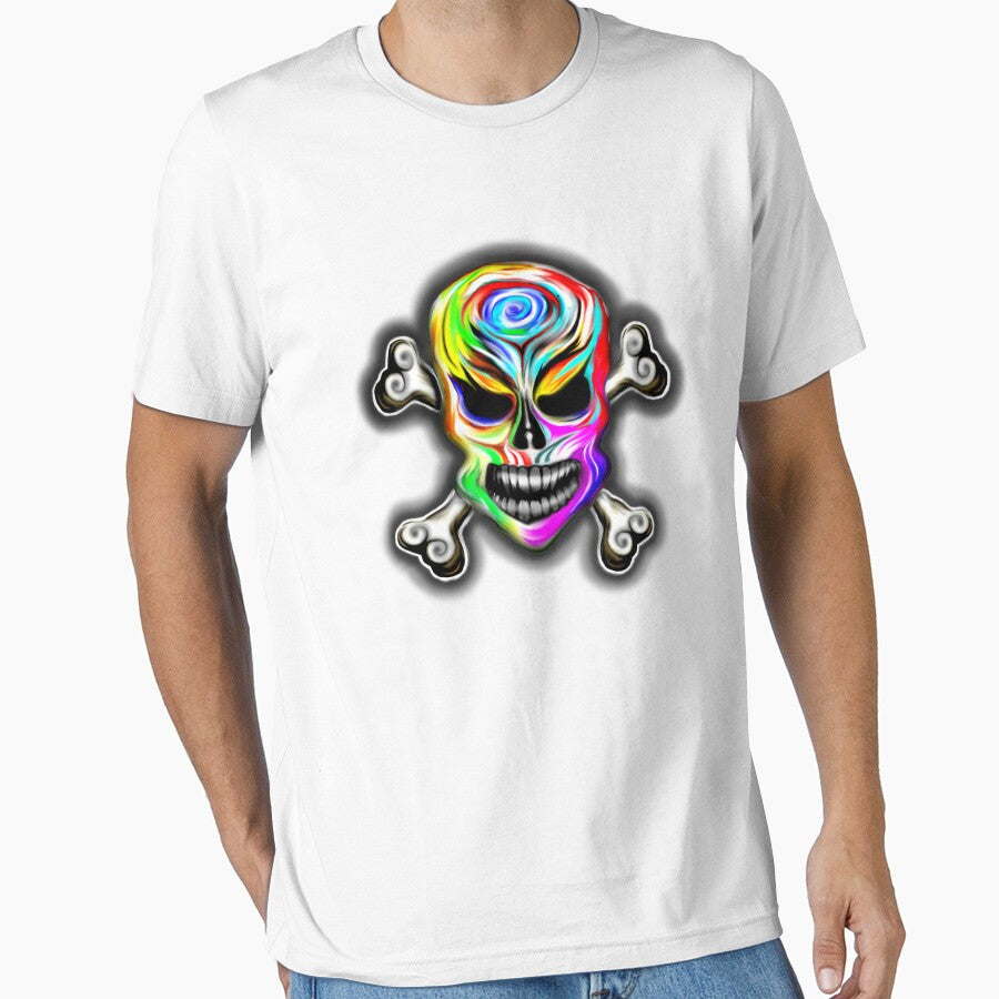 Color Me Dead: Skull Art by sdesiata T-Shirts, Hoodie, Sweatshirt | BlankRebels.com (Image 1)