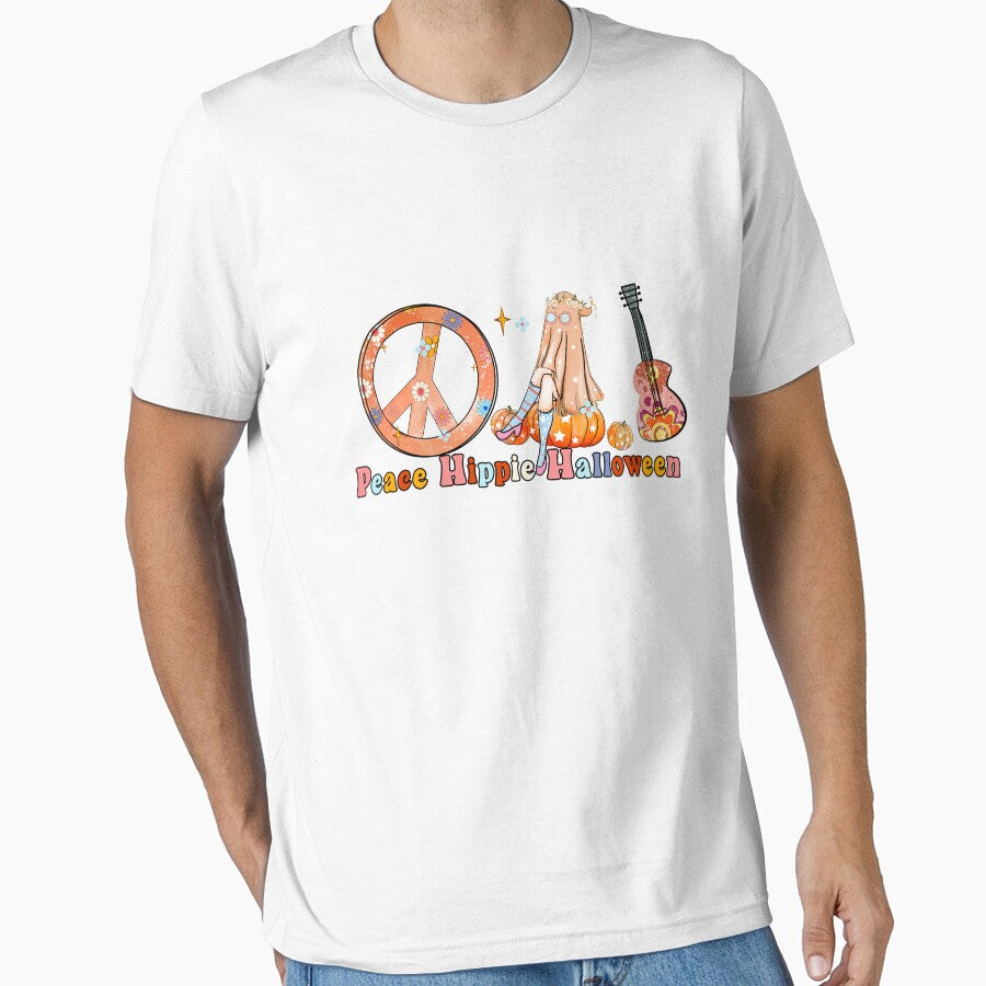Peace Hippie Halloween Sublimation by Teapot-art T-Shirts, Hoodie, Sweatshirt | BlankRebels.com (Image 1)