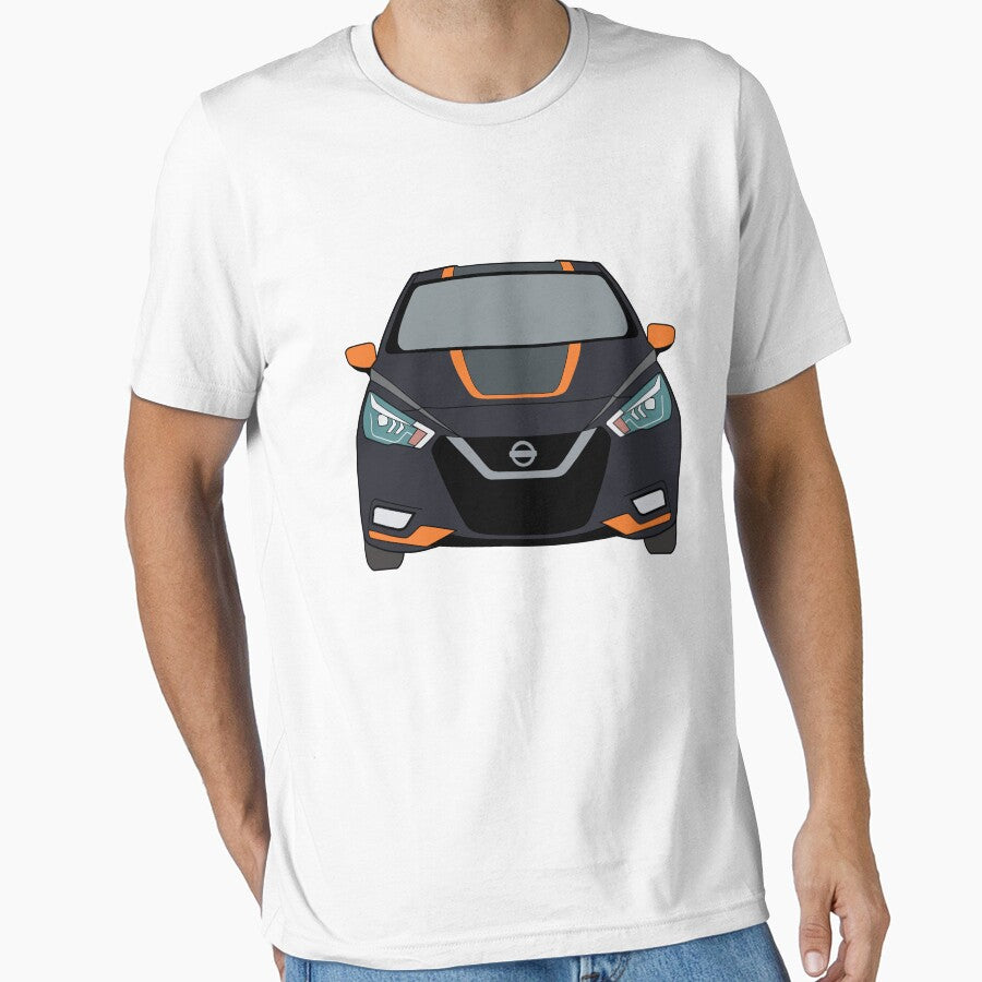 Minimalist Nissan Micra t-shirt by gabrielefo Hoodie, Sweatshirt | BlankRebels.com (Image 1)