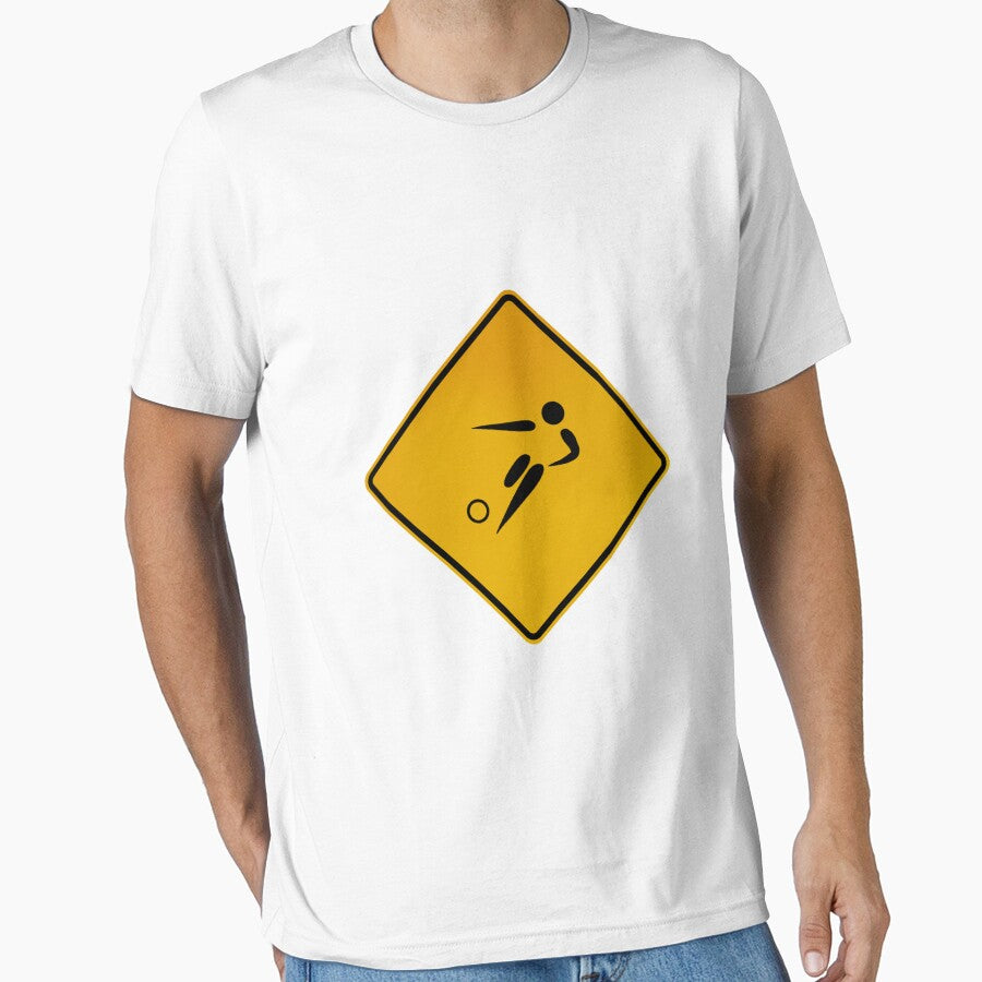 Football - Warning Sign by fishdoctor T-Shirts, Hoodie, Sweatshirt | BlankRebels.com (Image 1)