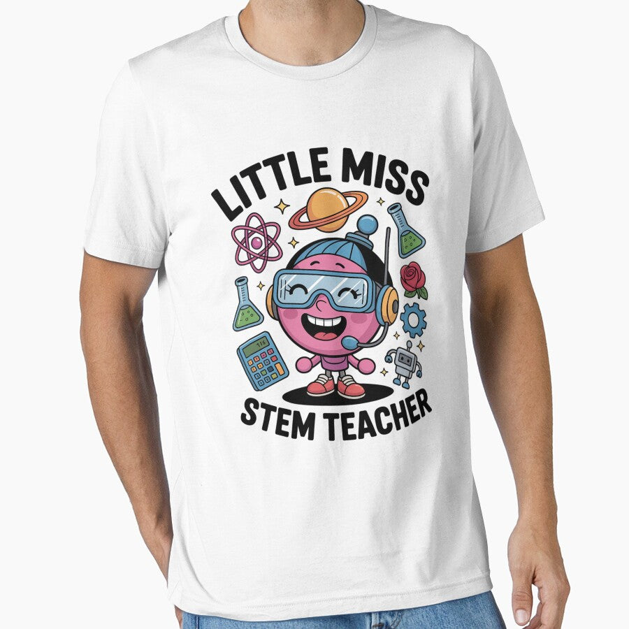 Little Miss Stem Teacher by BotboutiquePre T-Shirts, Hoodie, Sweatshirt | BlankRebels.com (Image 1)