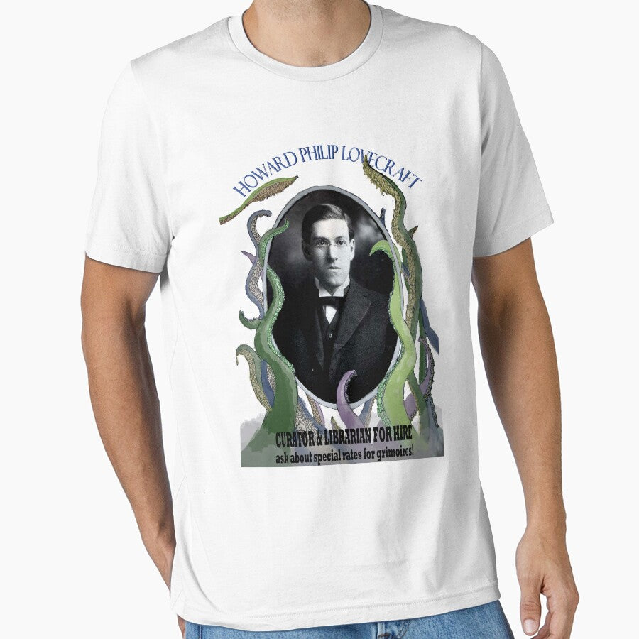 Lovecraft for Hire by gravewriter71 T-Shirts, Hoodie, Sweatshirt | BlankRebels.com (Image 1)