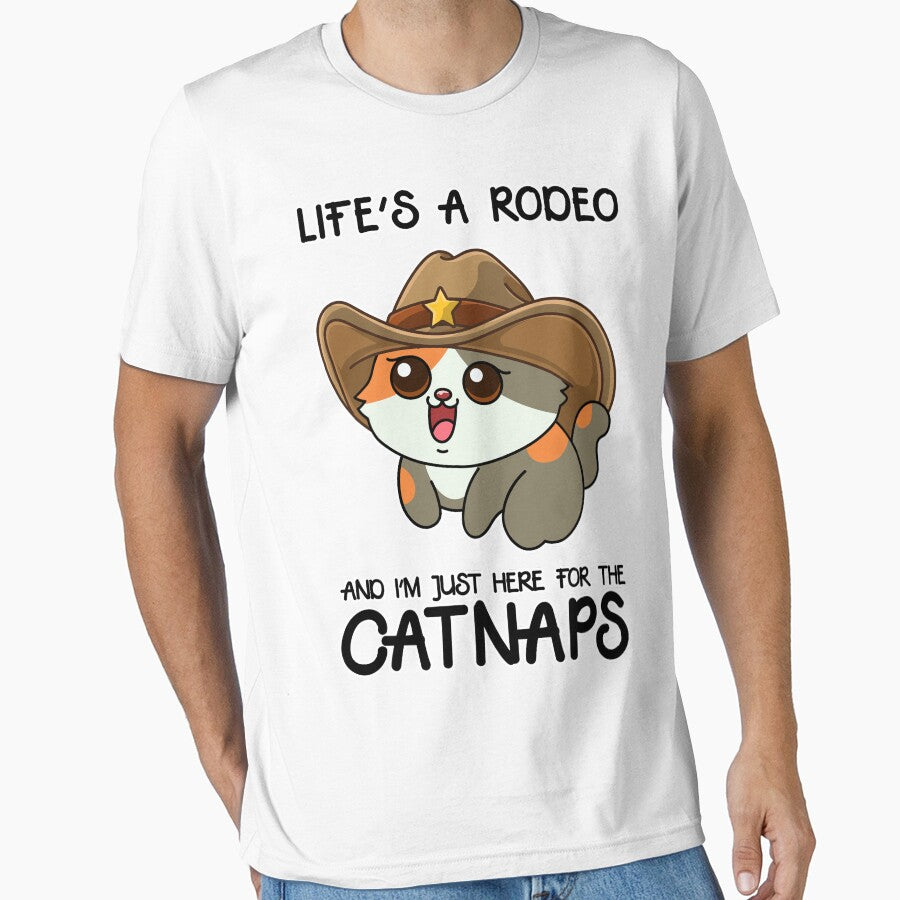 Rodeo Cat Cowboy Nap Quote by Design_for_merch T-Shirts, Hoodie, Sweatshirt | BlankRebels.com (Image 1)