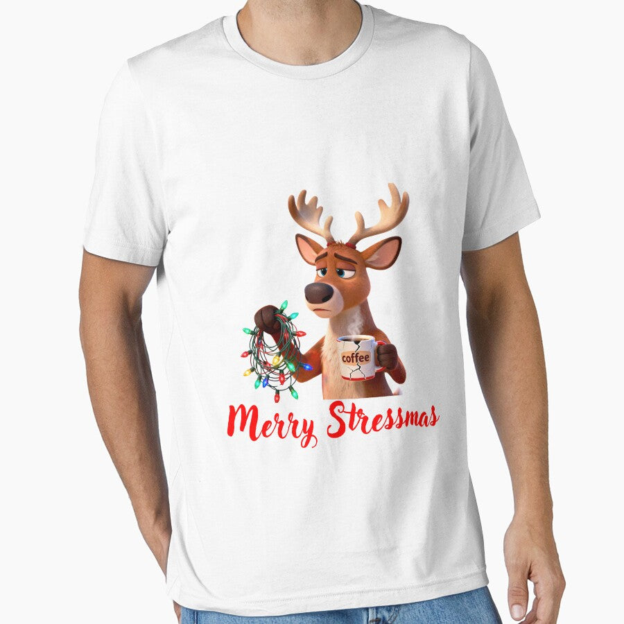 Merry Stressmas, christmas season, holiday T by digitalbitcraft T-Shirts, Hoodie, Sweatshirt | BlankRebels.com (Image 1)