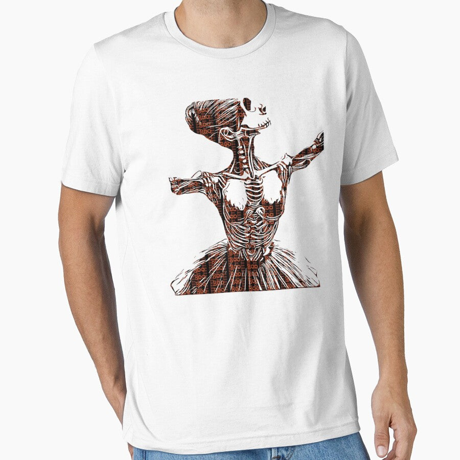 Typography Skeleton Gothic Dancing Holloween Boo by ShopSunday T-Shirts, Hoodie, Sweatshirt | BlankRebels.com (Image 1)