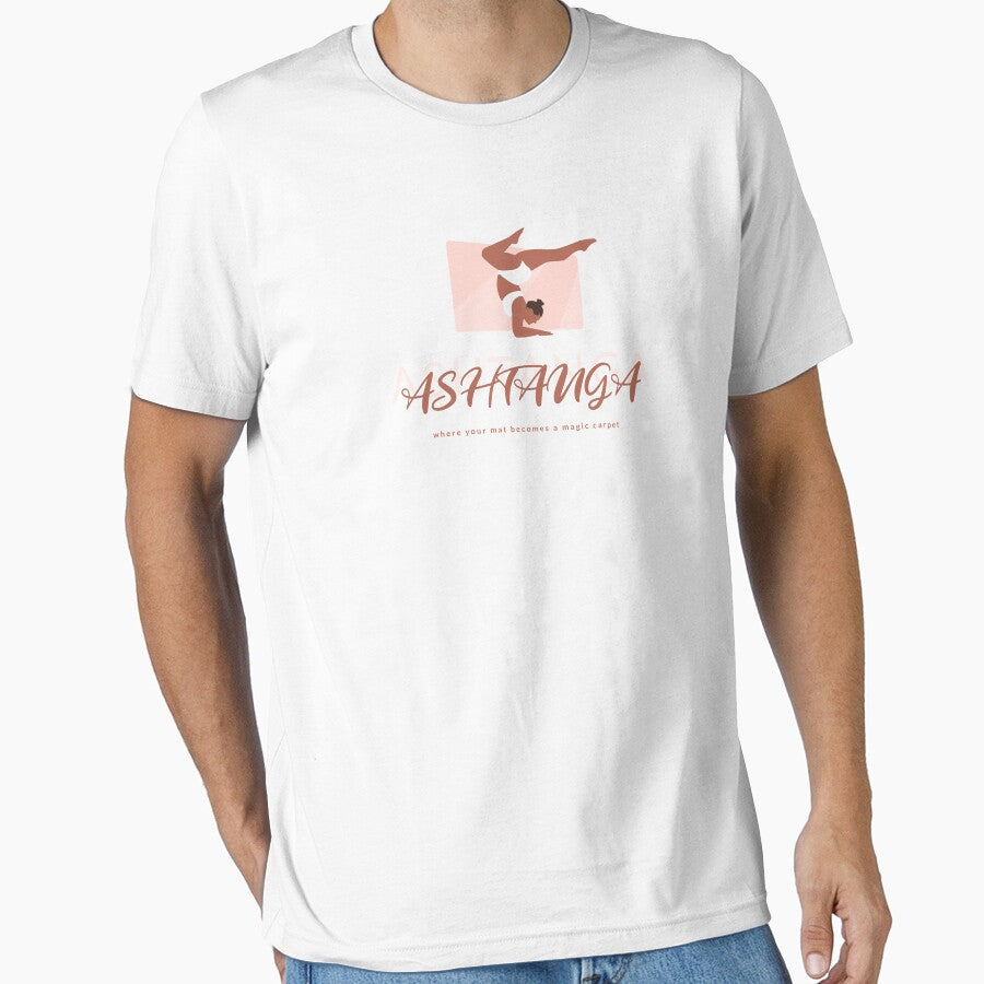 Ashtanga, where your mat becomes a magic carpet by LyricsWear T-Shirts, Hoodie, Sweatshirt | BlankRebels.com (Image 1)