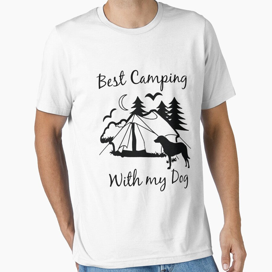 Best camping with my dog. by abooobrand T-Shirts, Hoodie, Sweatshirt | BlankRebels.com (Image 1)