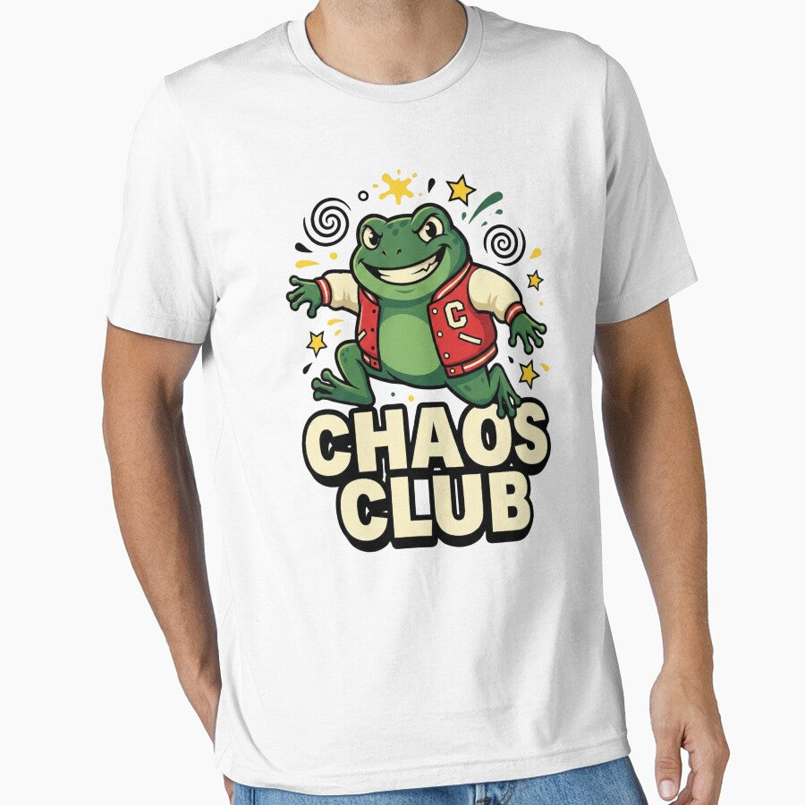 Chaos Club Funny Frog Shirt Absurd Cute Humor T-Shirts, Hoodie, Sweatshirt