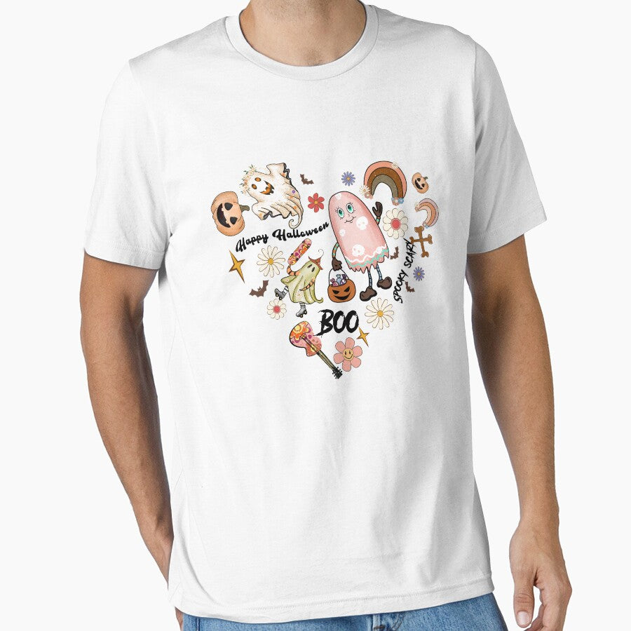 Happy Halloween Boo Spooky Scary Sublimation by Teapot-art T-Shirts, Hoodie, Sweatshirt | BlankRebels.com (Image 1)
