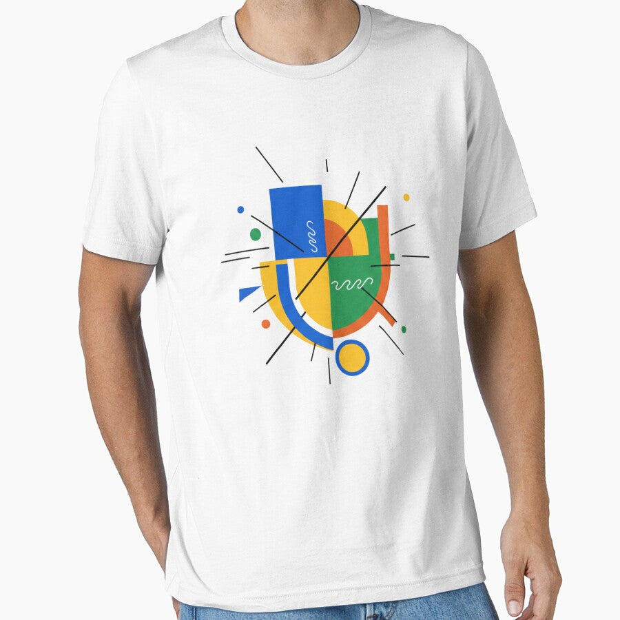 Abstract Geometric Art – Modern Colorful Design by Be-You-Vibes T-Shirts, Hoodie, Sweatshirt | BlankRebels.com (Image 1)