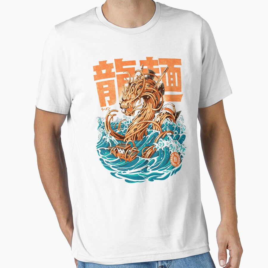 Great Ramen Dragon off Kanagawa by Ilustrata®