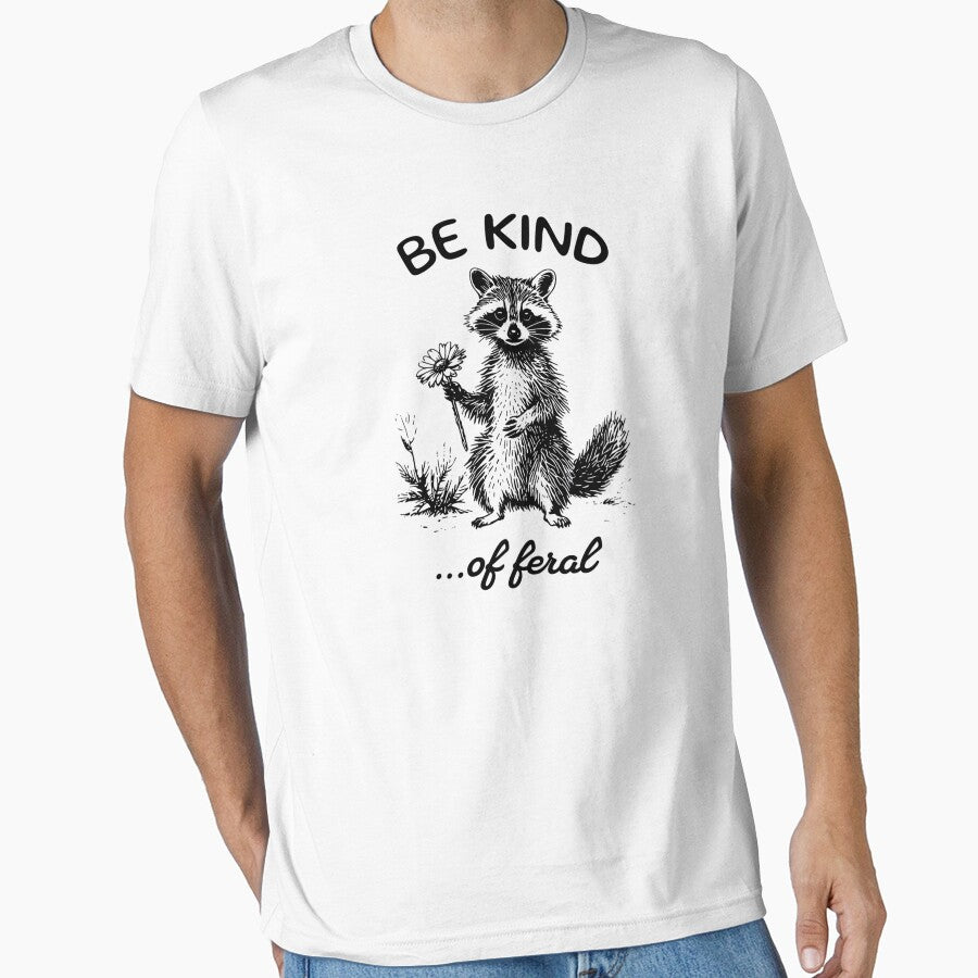 Be Kind… Of Feral Raccoon by krystalRomanart