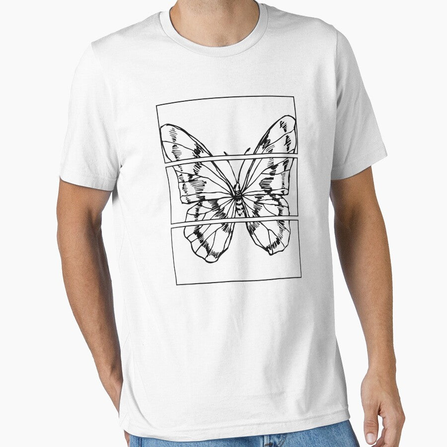 Soft Grunge Emo Aesthetic Butterfly by lydiamoranart T-Shirts, Hoodie, Sweatshirt | BlankRebels.com (Image 1)
